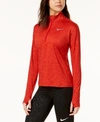 Nike Dry Element Half Zip Top In Gym Red