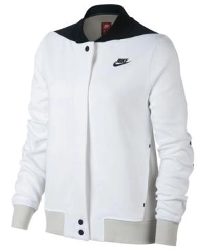 Nike Sportswear Tech Fleece Destroyer Jacket In White | ModeSens