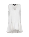 Paule Ka Tops In White