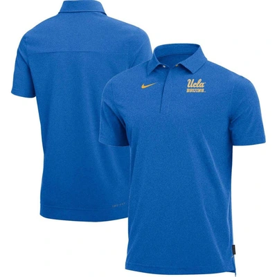 Nike Heathered Blue Ucla Bruins Coach Performance Polo