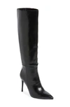 Jeffrey Campbell Arsen Knee High Stiletto Boot In Black