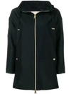 Herno Oversized Hooded Jacket In Black