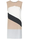 Olympiah Panelled Short Dress X Silvia Braz In Multicolour