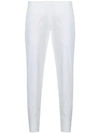 Prada Classic Tapered Trousers - White