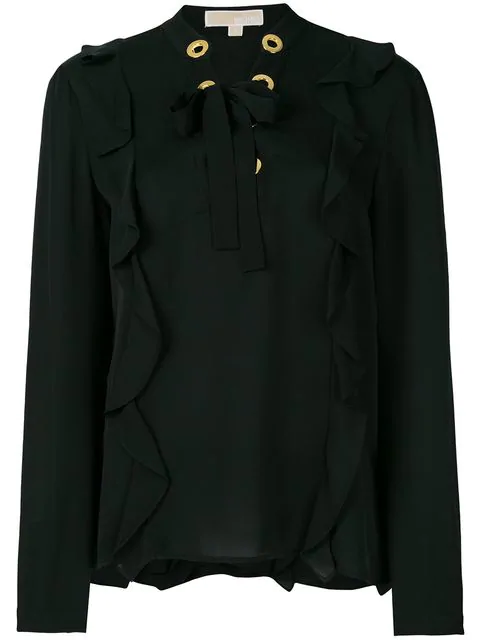 michael kors black blouse