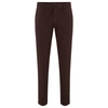 Hugo Boss Slim-fit Chinos In Stretch-cotton Gabardine In Brown