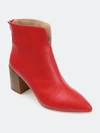 Journee Collection Kayden Tru Comfort Foam Bootie In Red