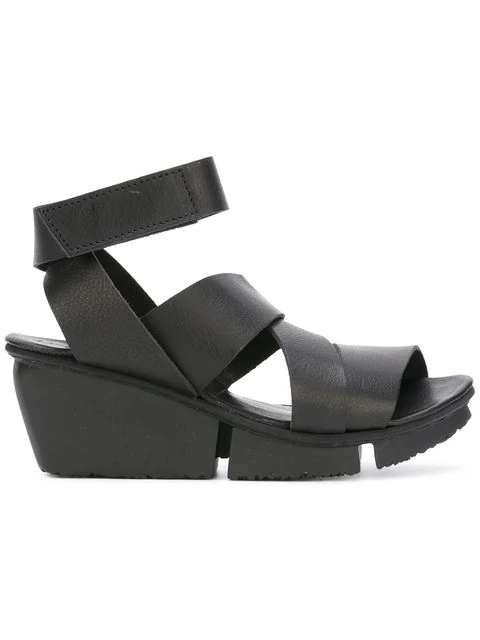 Trippen Cut-out Detail Sandals In Black | ModeSens