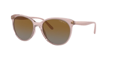 Vogue Eyewear Woman Sunglasses Vo5453s In Grey Gradient Brown Polar