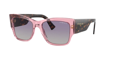 Vogue Eyewear Woman Sunglasses Vo5462s In Polar Grey Gradient Violet