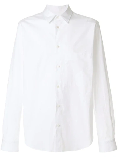 Golden Goose Classic Long Sleeve Shirt In White