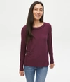 Michael Stars Turtleneck Top In Plum