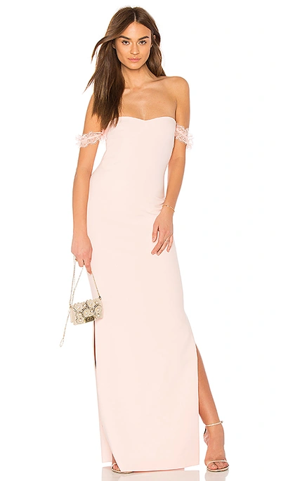 Likely X Revolve Olympia Bridesmaid Gown In Seashell Pink