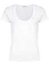 Moncler Classic Scoop Neck T In White