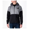 Nike Men's Sportswear Air Full-zip Hoodie, Grey/black