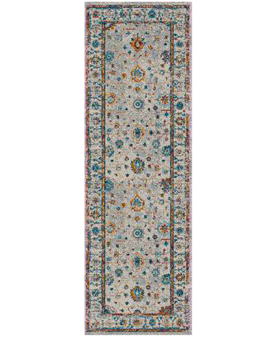 Amer Rugs Montana Estrel 2'7" X 8' Runner Area Rug In Ivory