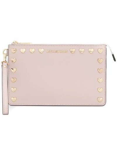 Michael Michael Kors Mercer Wristlet In Pink