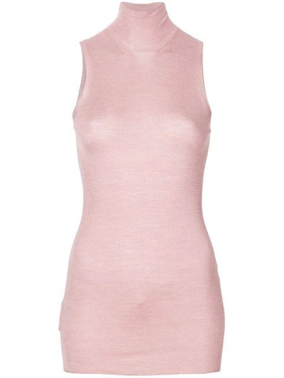 Prada Knitted Top In Pink