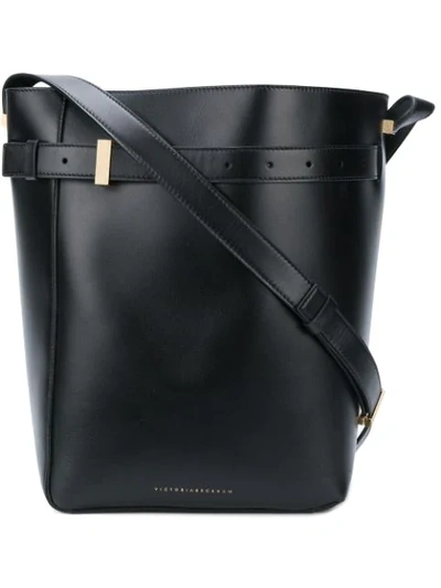 Victoria Beckham Drawstring Shoulder Bag In Black