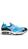 Nike Air Kukini Se Tie-dyed Tpu-trimmed Mesh And Neoprene Slip-on Sneakers In Coast/black-signal Blue-white