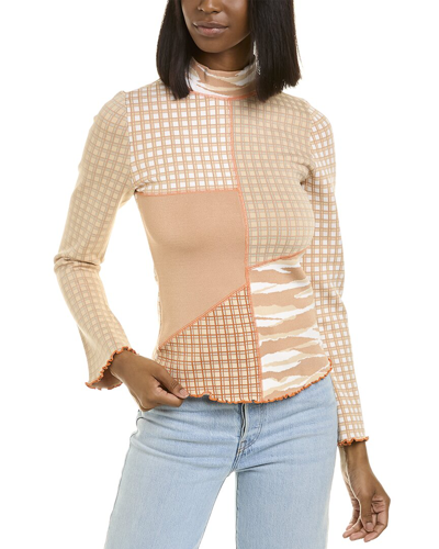 Jonathan Simkhai Xena Top In Brown