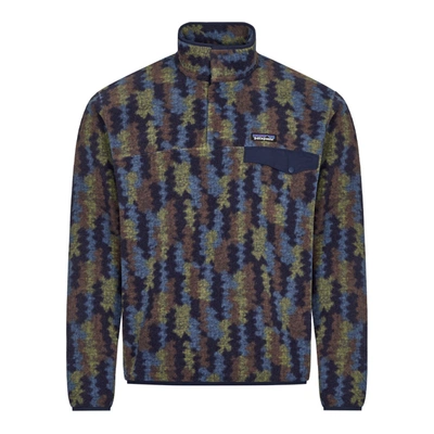 Patagonia Synchilla Snap-t Fleece Pullover In Blue