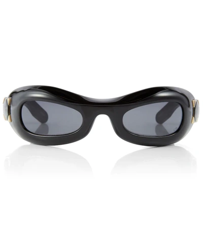 Dior Lady 95.22 Sunglasses In Shiny Black Smoke