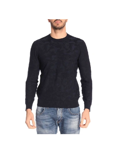 Emporio Armani Sweater Sweater Men  In Blue
