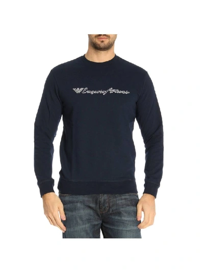 Emporio Armani Sweater Sweater Men  In Blue