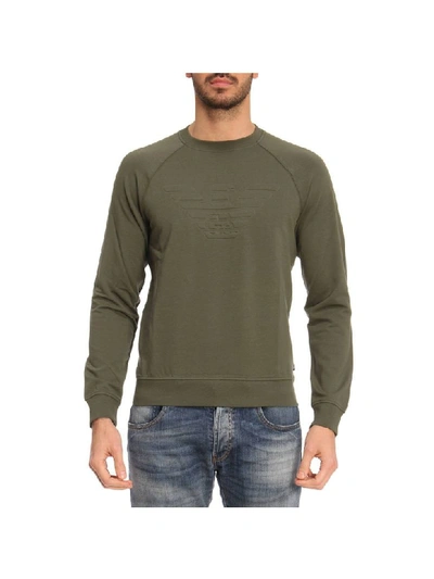 Emporio Armani Sweater Sweater Men  In Military