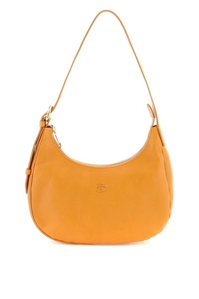 Il Bisonte Vacchetta Leather Shoulder Bag In Orange