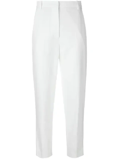 3.1 Phillip Lim / フィリップ リム Pleated Cotton-blend Twill Tapered Pants In White