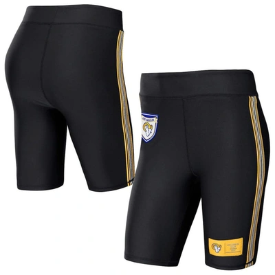 Wear By Erin Andrews Black Los Angeles Rams Biker Shorts