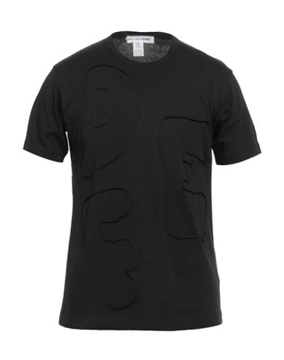 Comme Des Garçons Shirt Man T-shirt Black Size S Cotton