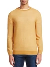 Loro Piana Falkville Bicolor Sweater In Bright Yolk Nougat