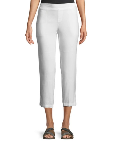Xcvi Plus Size Santucci Stretch Twill Pants In White