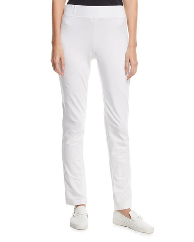 Pure Handknit Bonaire Straight-leg Pants In White