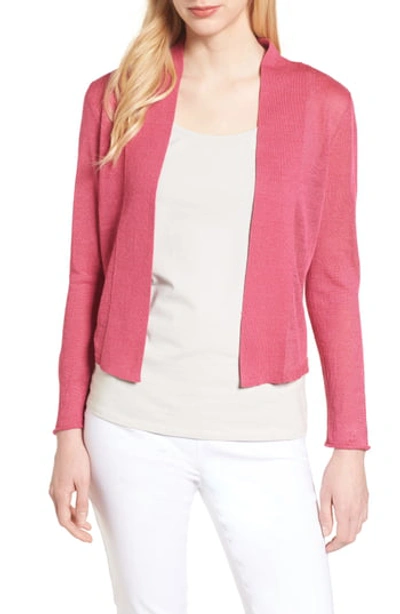 Nic + Zoe Plus Size Daybreak Open-front Cardigan In Cactus Flower