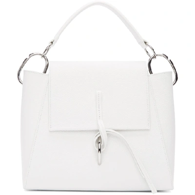 3.1 Phillip Lim Leigh Top Handle Leather Satchel - White