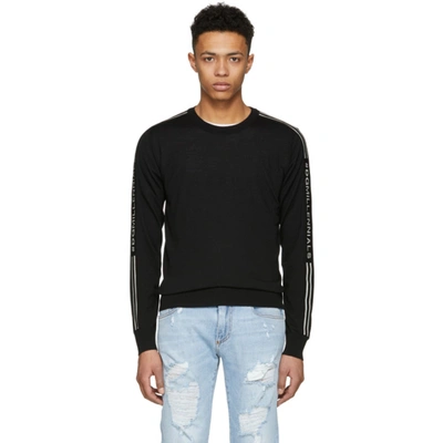 Dolce & Gabbana Black '#dgmillennials' Logo Band Sweater