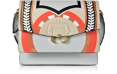 Paula Cademartori Twiggy Shoulder Bag In Leather In Multicolor