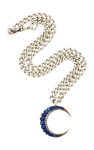 Toni + Chloe Goutal Women's Penny One-of-a-kind Antique Silver And Sapphire Necklace