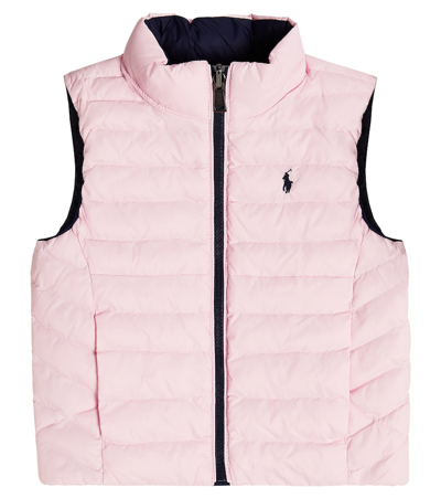 Polo Ralph Lauren Kids' Rev Trra Vst-outerwear-vest In Blue