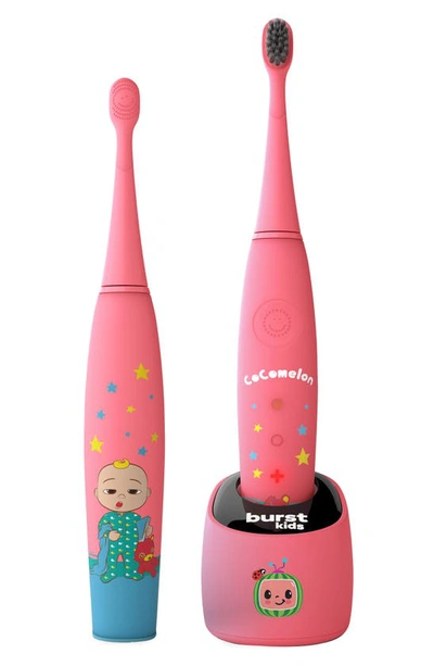 Burst Cocomelon X Kids Sonic Toothbrush In Pink