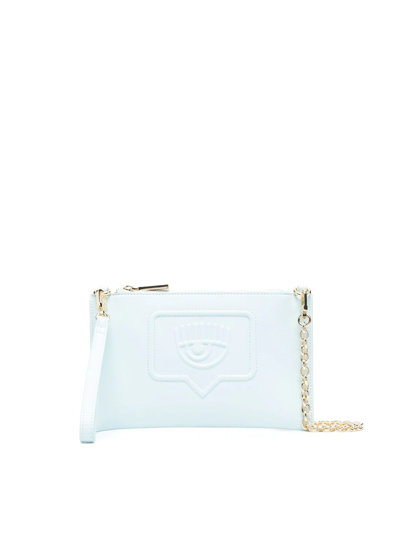 Chiara Ferragni Eyelike Pochette In Baby Blue