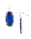 Kendra Scott Signature Elle Drop Earrings In Gold/bule