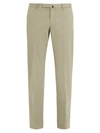 Incotex Mid-rise Slim-leg Stretch-cotton Chino Trousers In Green