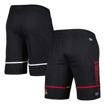 New Era Black Arizona Cardinals Combine Authentic Rusher Training Shorts