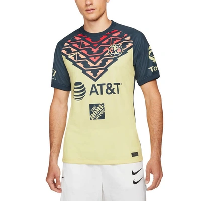 Nike Yellow Club America 2021/22 Home Breathe Stadium Replica Jersey