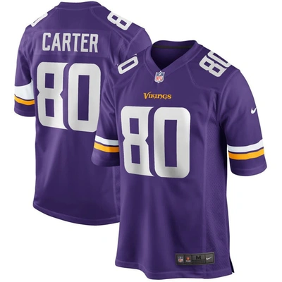 Nike Cris Carter Purple Minnesota Vikings Game Retired Player Jersey